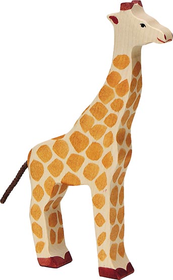 Holztiger Giraffe