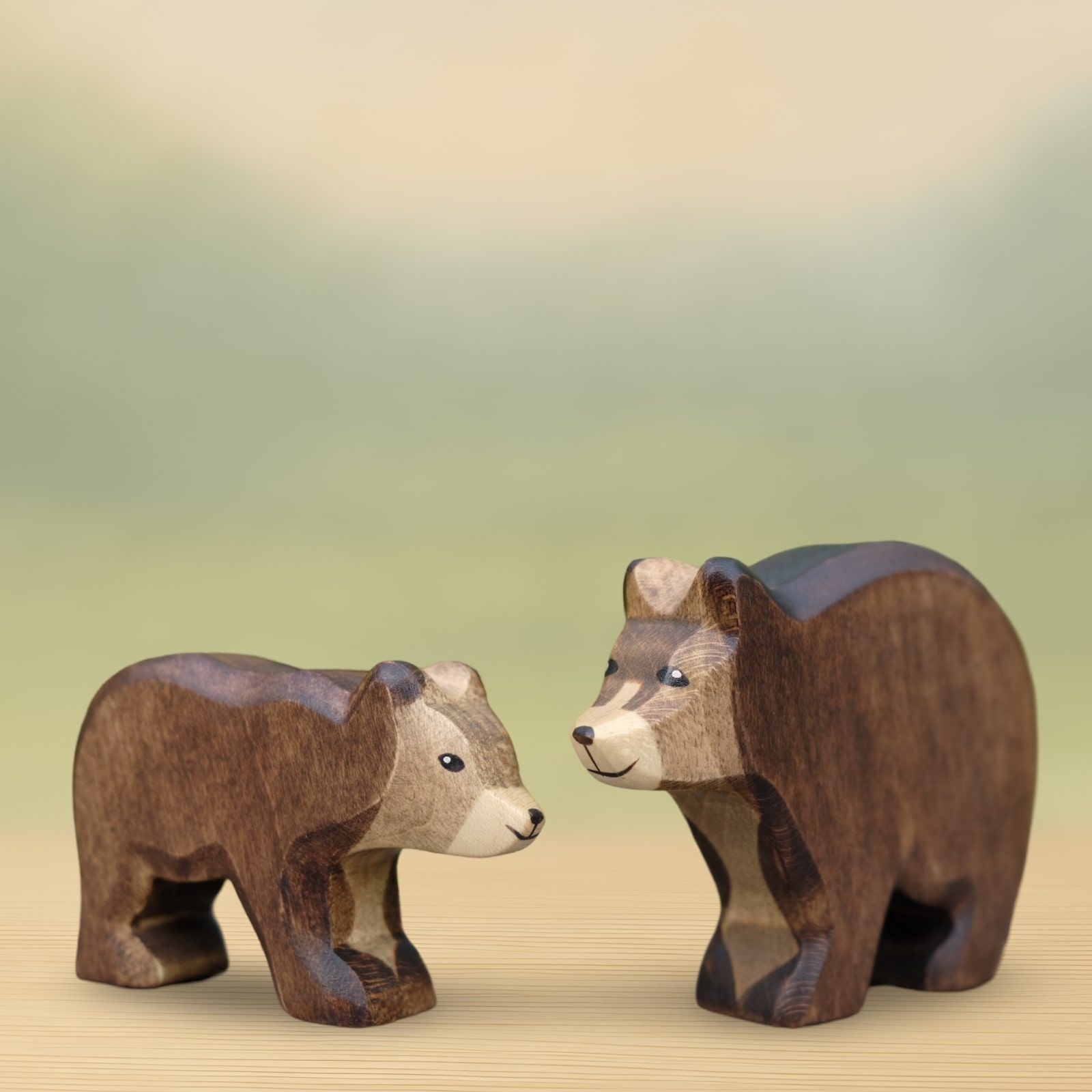 HolzWald Bär klein gehend