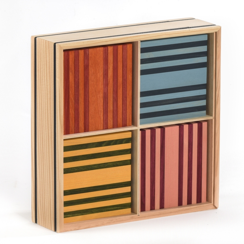 KAPLA Steine 100er Box OCTOCOLOR  8 Farben