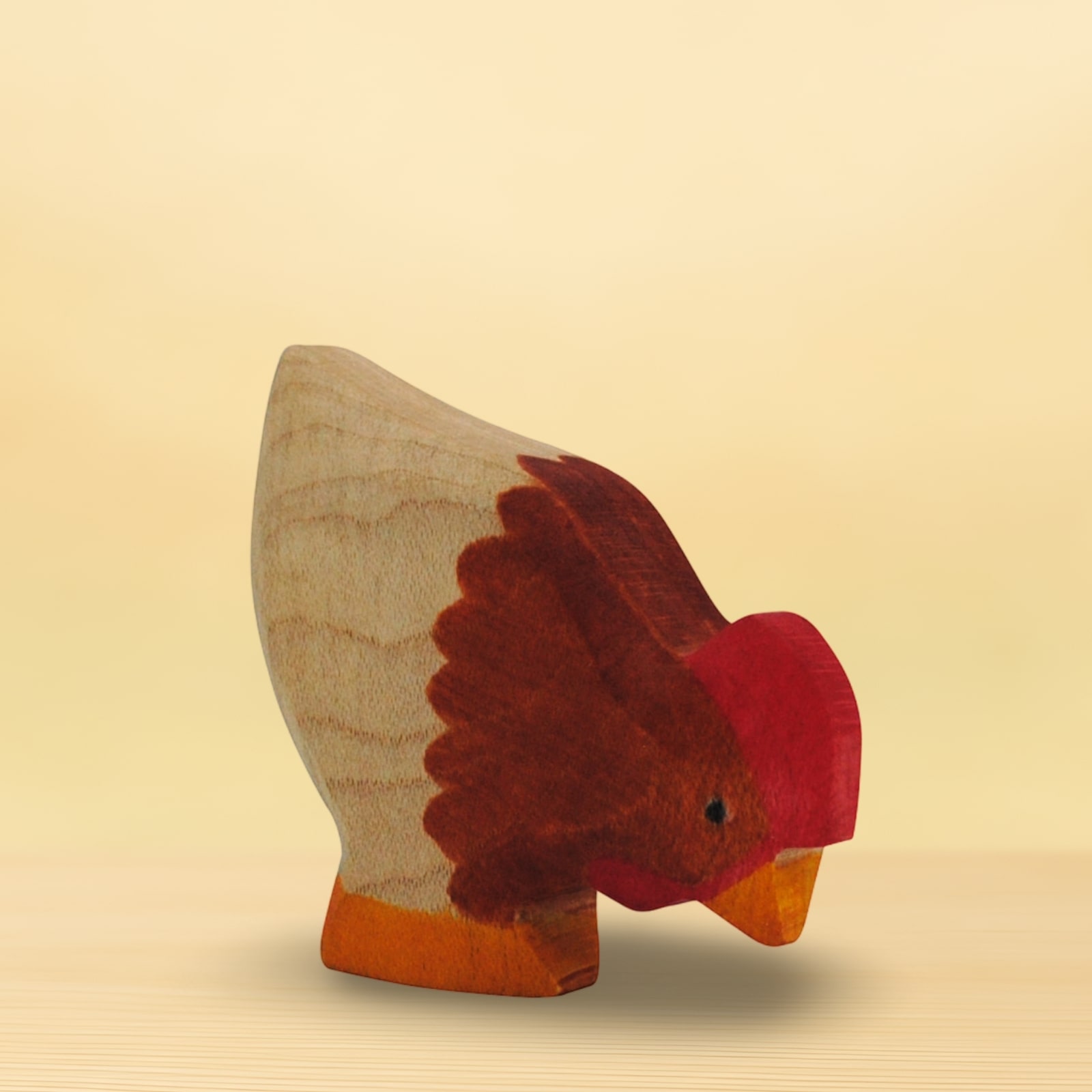HolzWald Huhn pickend