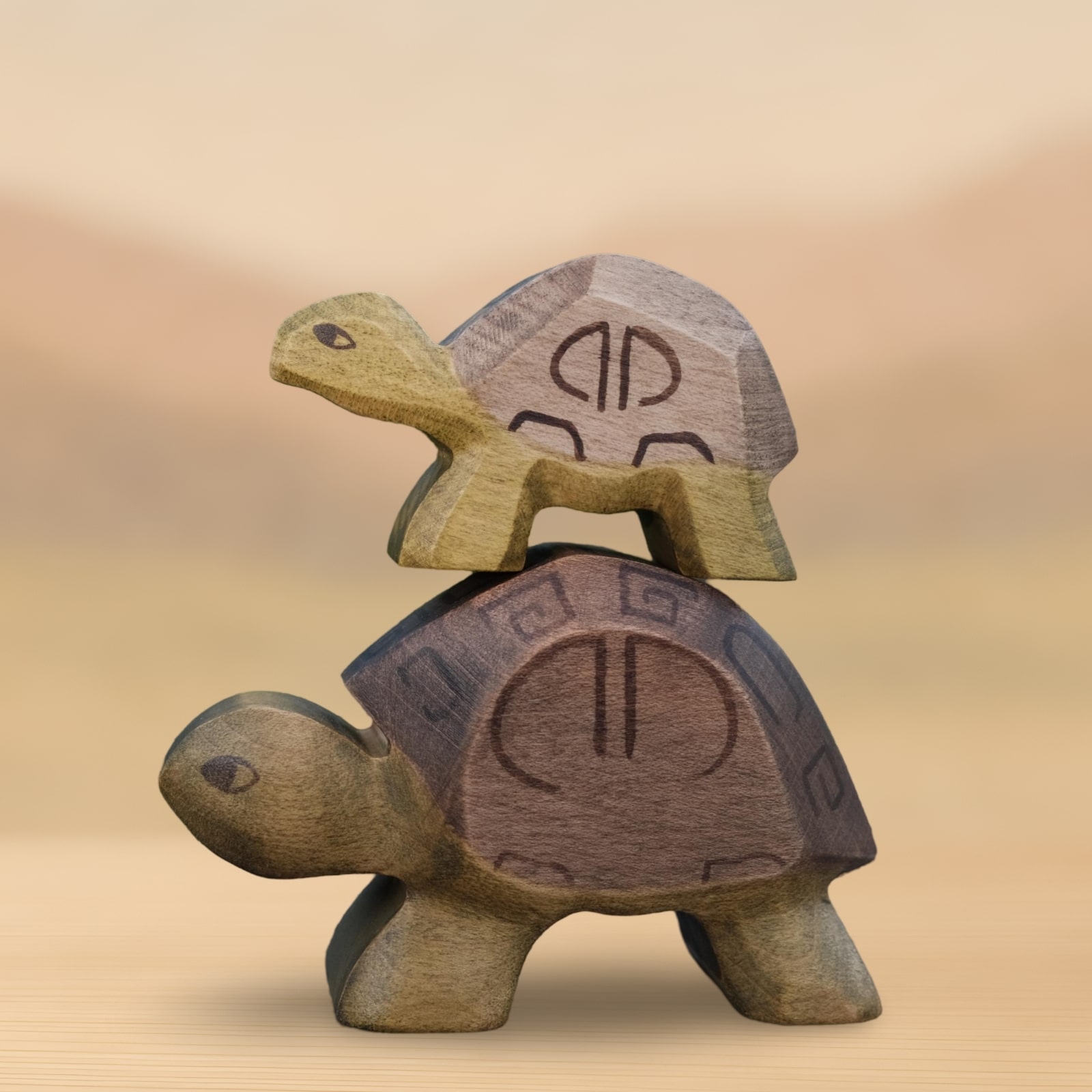 HolzWald Schildkröte