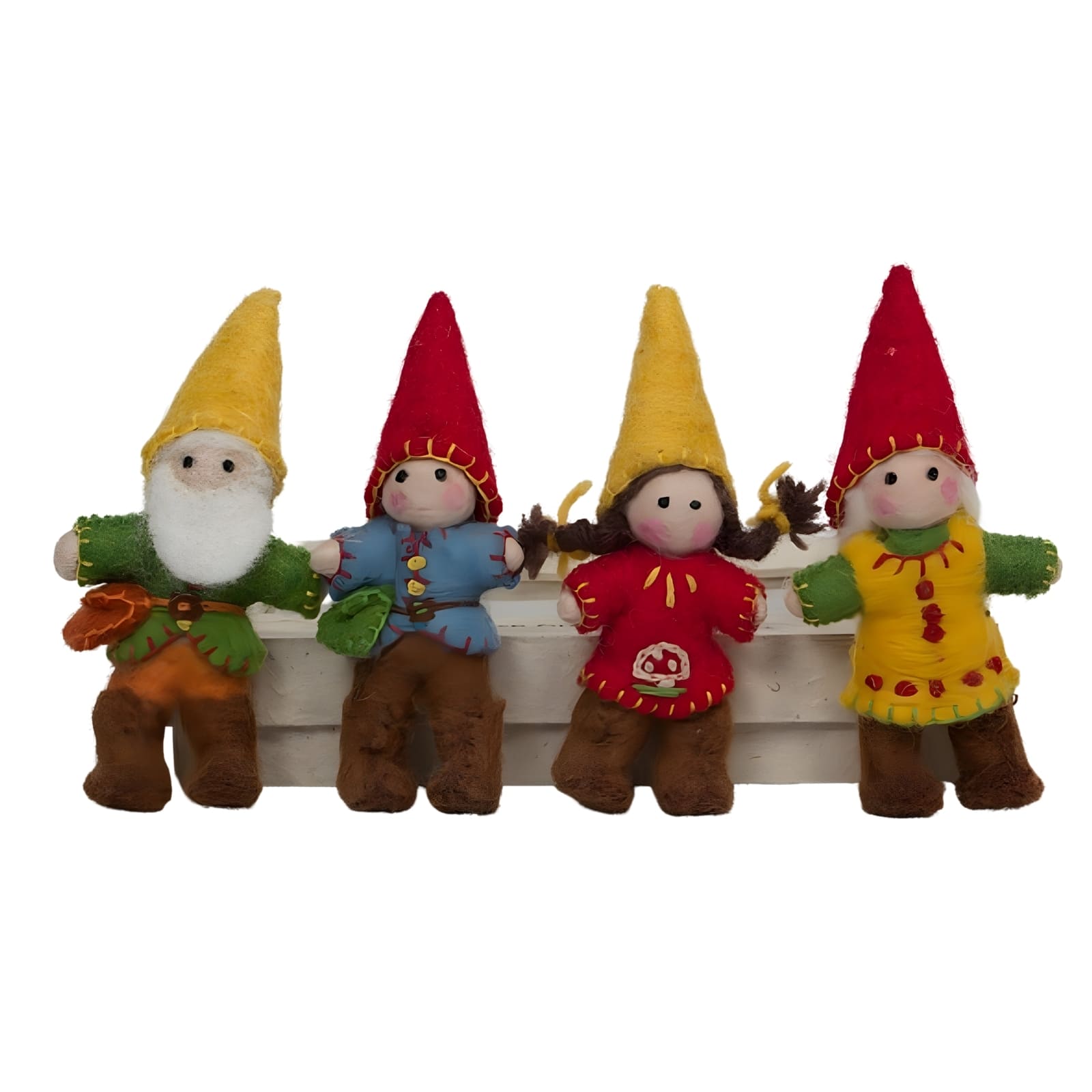 Filz Gnom-Familie, 4-teilig