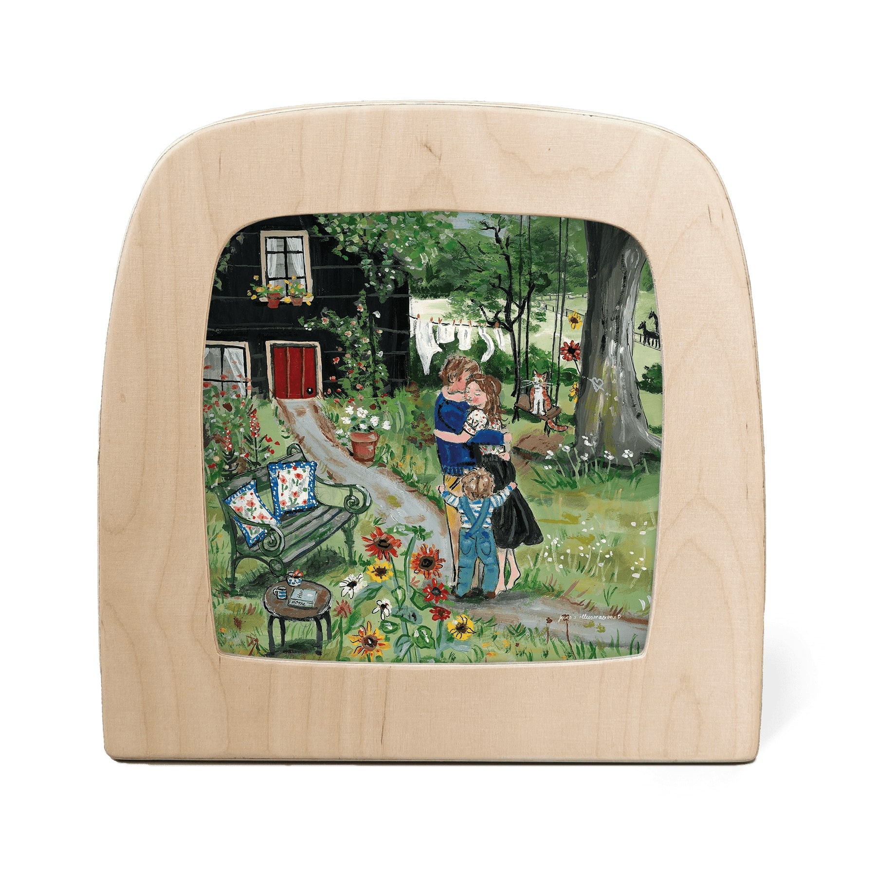 Motiv für Toverlux Lampe - Gwen's Illustration - Umarmung der Liebe