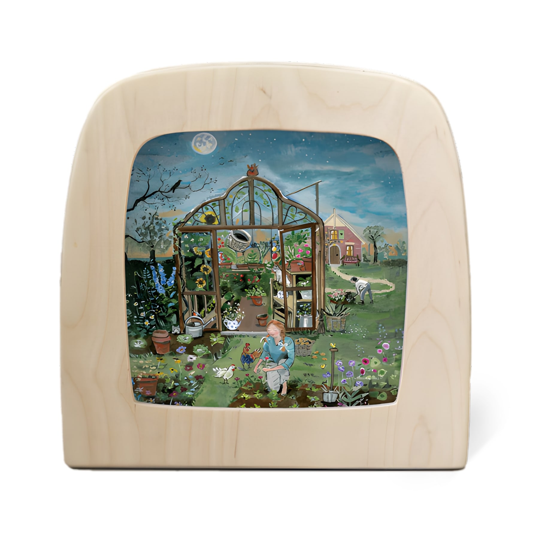 Motiv für Toverlux Lampe - Gwen's Illustration - Mondlicht-Garten