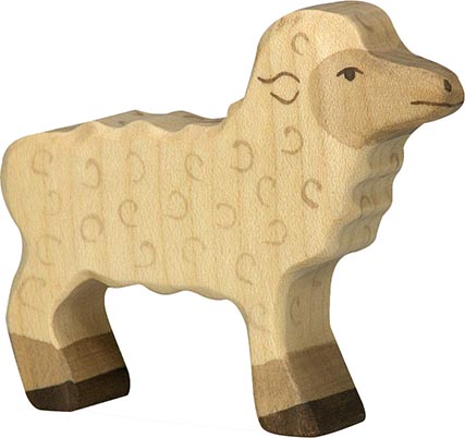 Holztiger Lamm