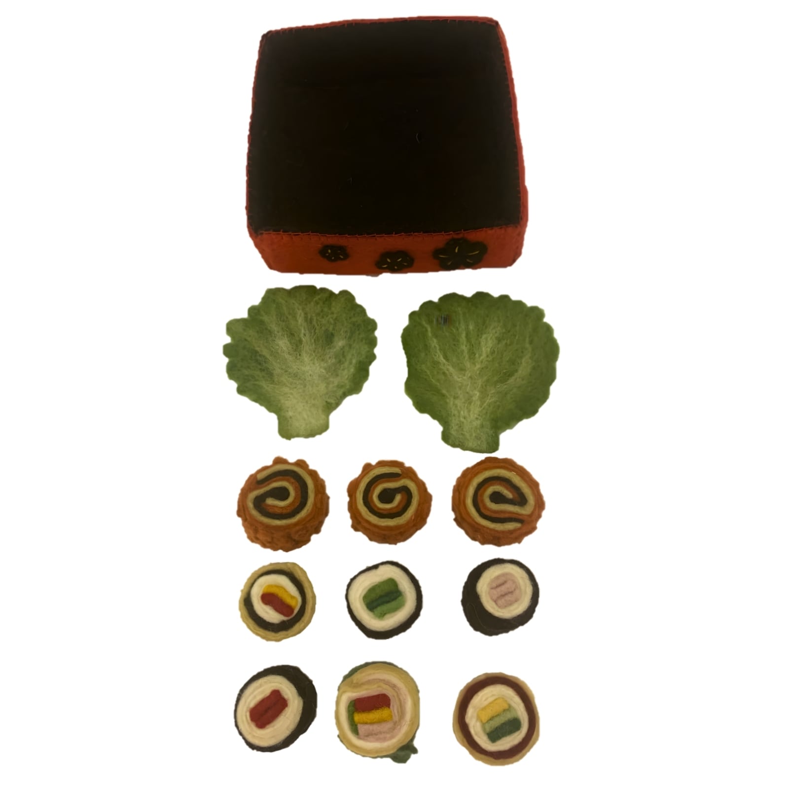 Filz Gemischte Sushi-Rollen, 12-teilig