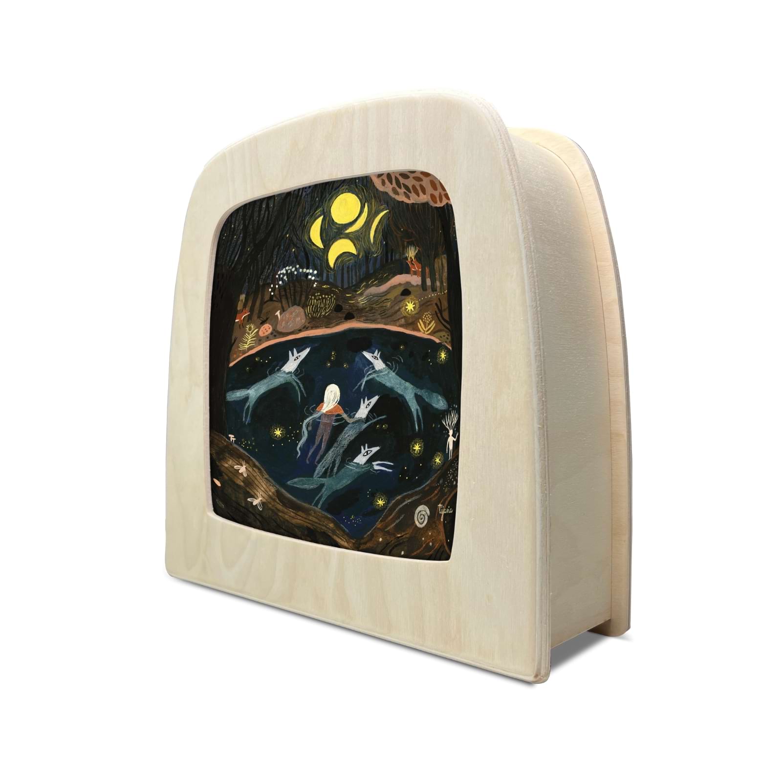 Motiv für Toverlux Lampe - Tijana Draws - Wald der Monde