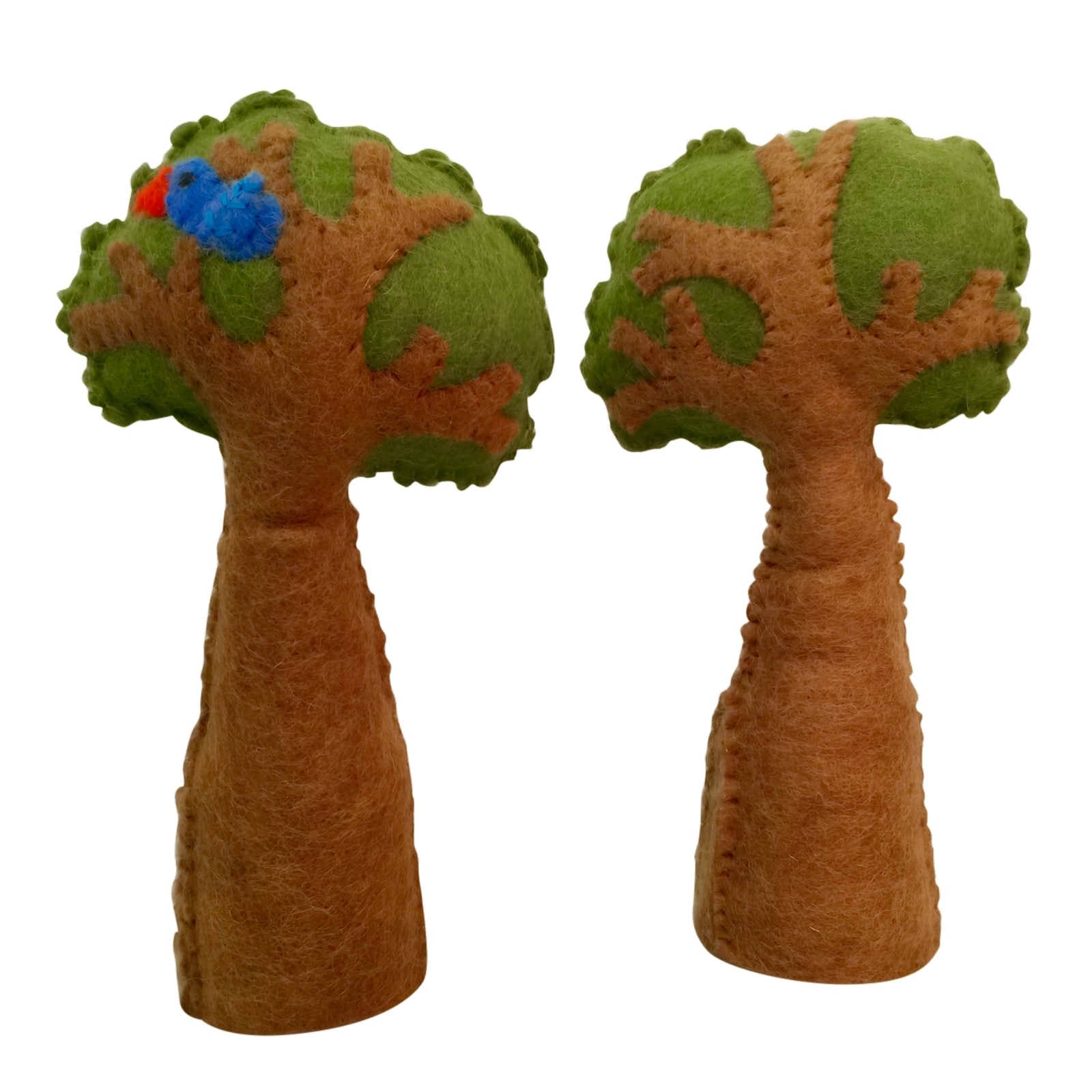 Filz Baum mit Vogel