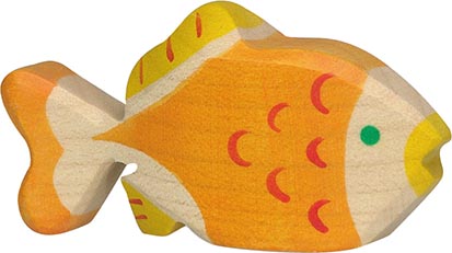 Holztiger Goldfisch