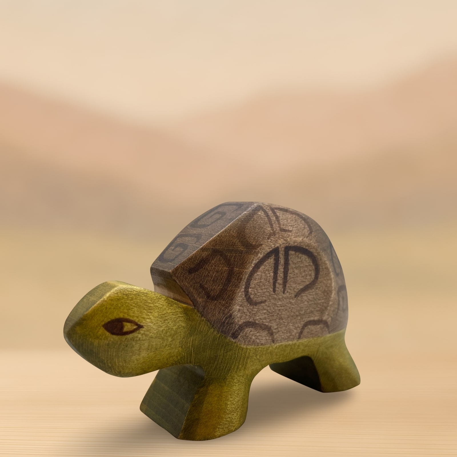 HolzWald Schildkröte