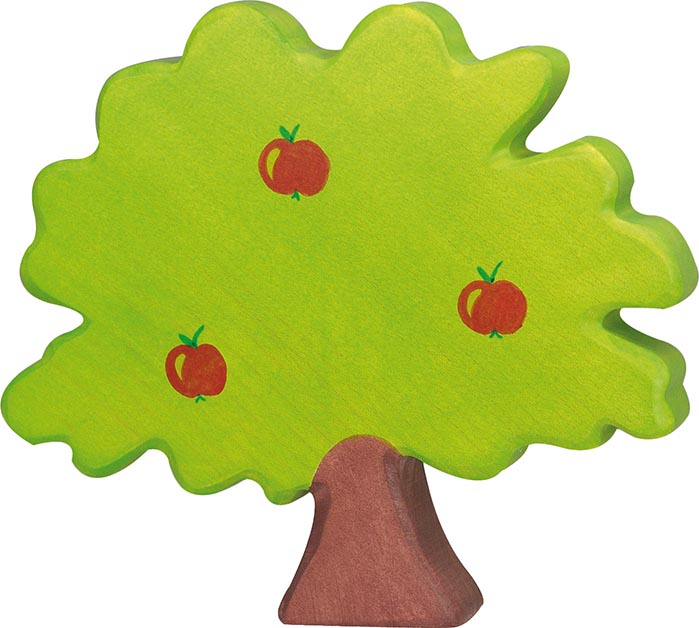 Holztiger Apfelbaum