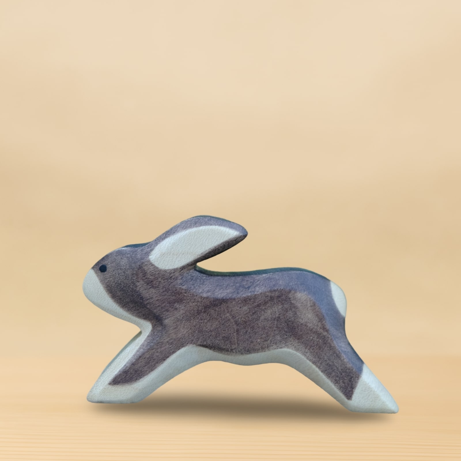 HolzWald Hase laufend