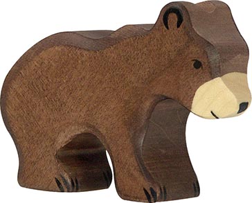Holztiger BraunbÃ¤r klein