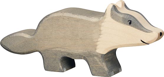 Holztiger Dachs