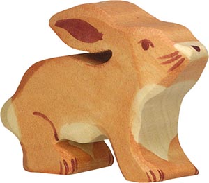 Holztiger Hase klein