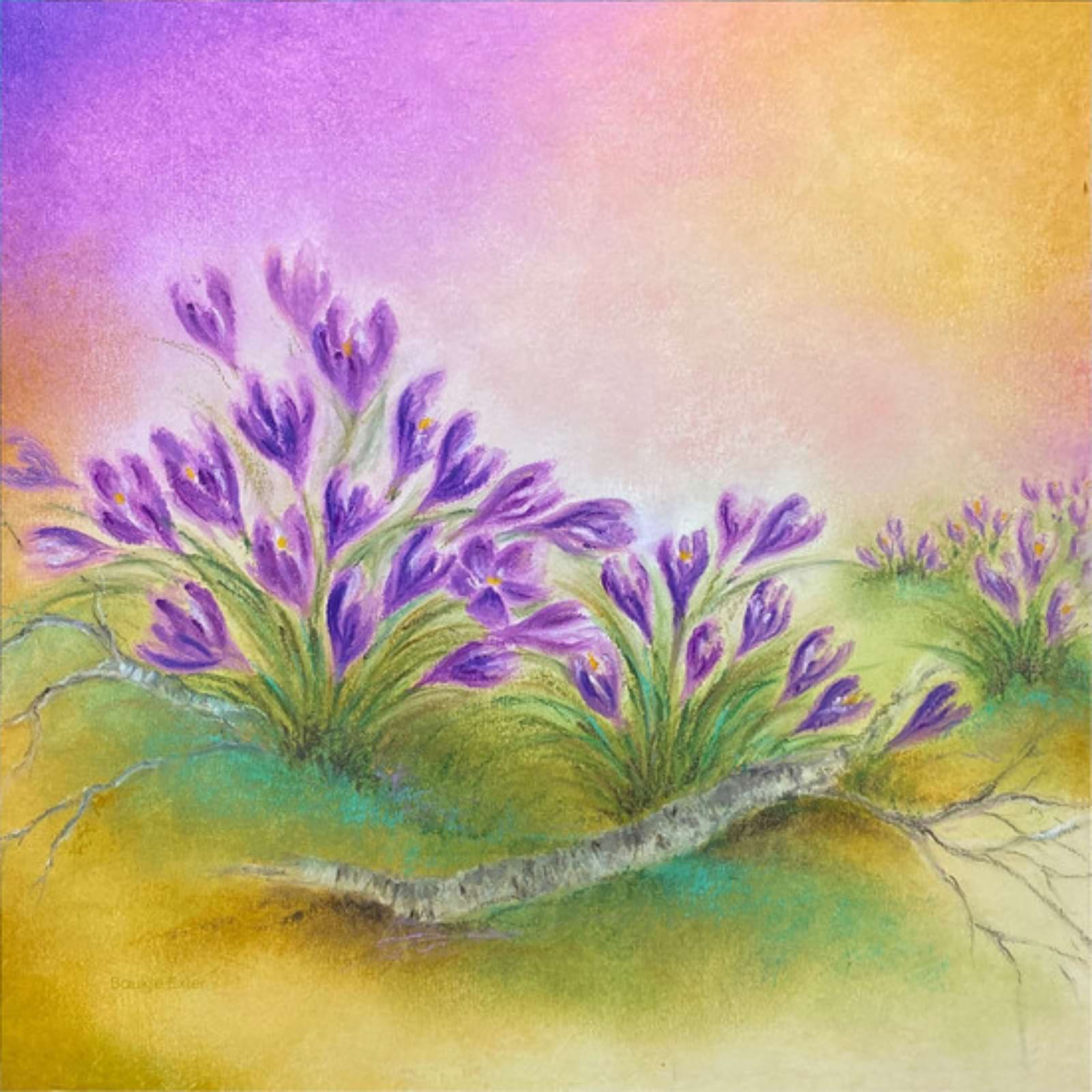 Motiv für Toverlux Lampe - Baukje Exler - Purple Delight