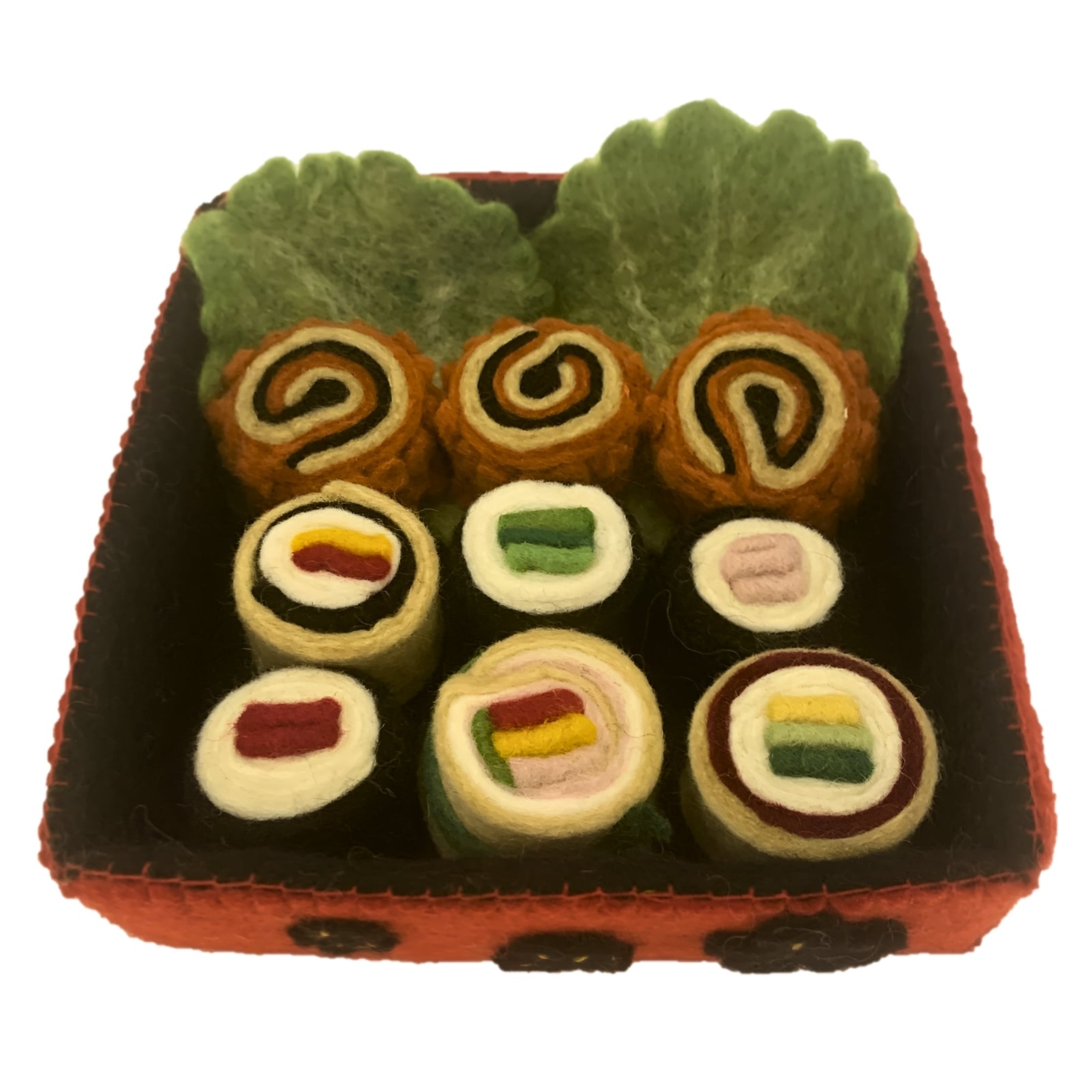 Filz Gemischte Sushi-Rollen, 12-teilig