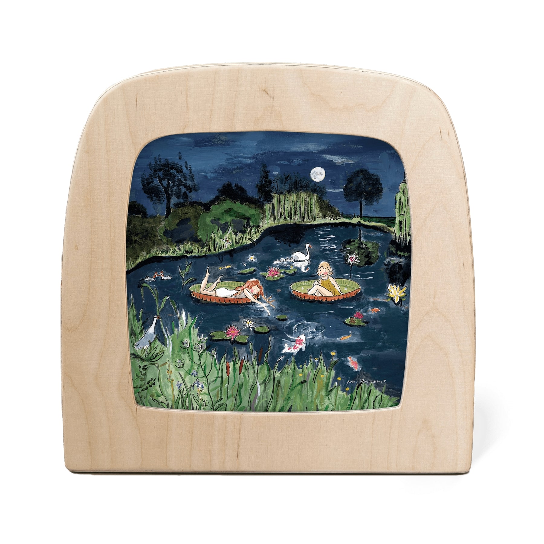 Motiv für Toverlux Lampe - Gwen's Illustration - Magischer Teich