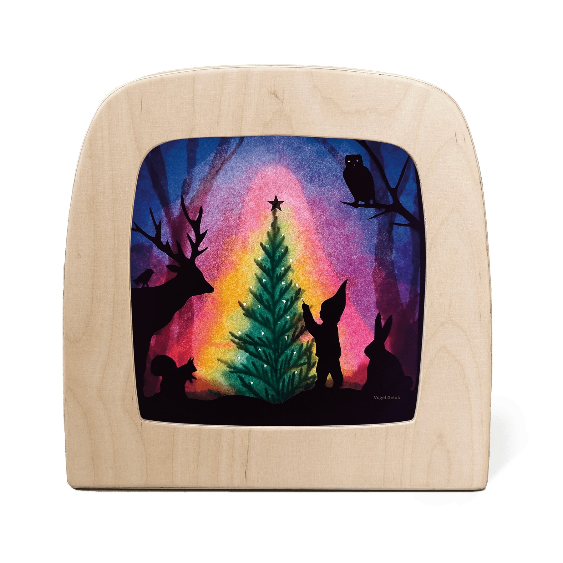 Motiv für Toverlux Lampe - Vogel Geluk - Weihnachtsbaum