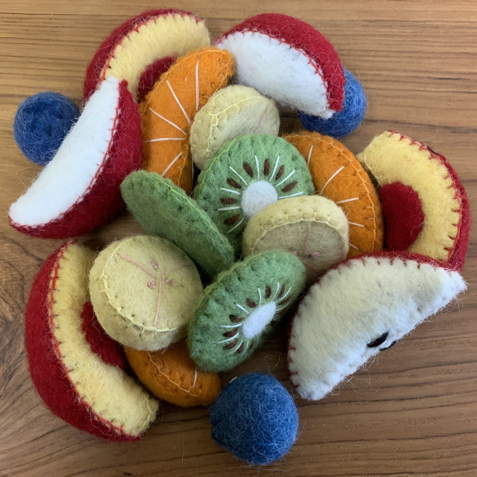 Filz Obstsalat/21-teilig