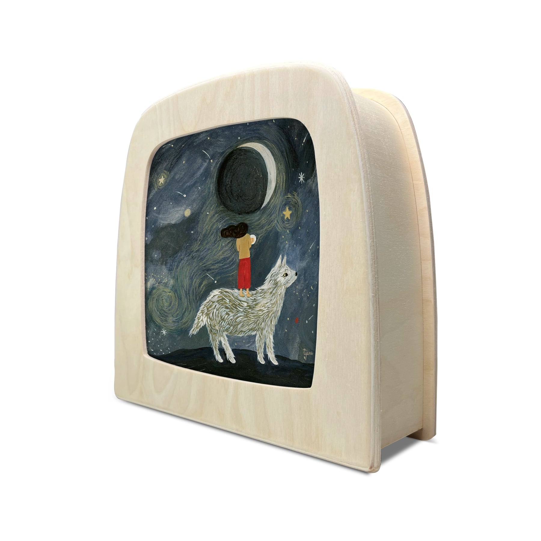Motiv für Toverlux Lampe - Tijana Draws - Wolfs­mutter