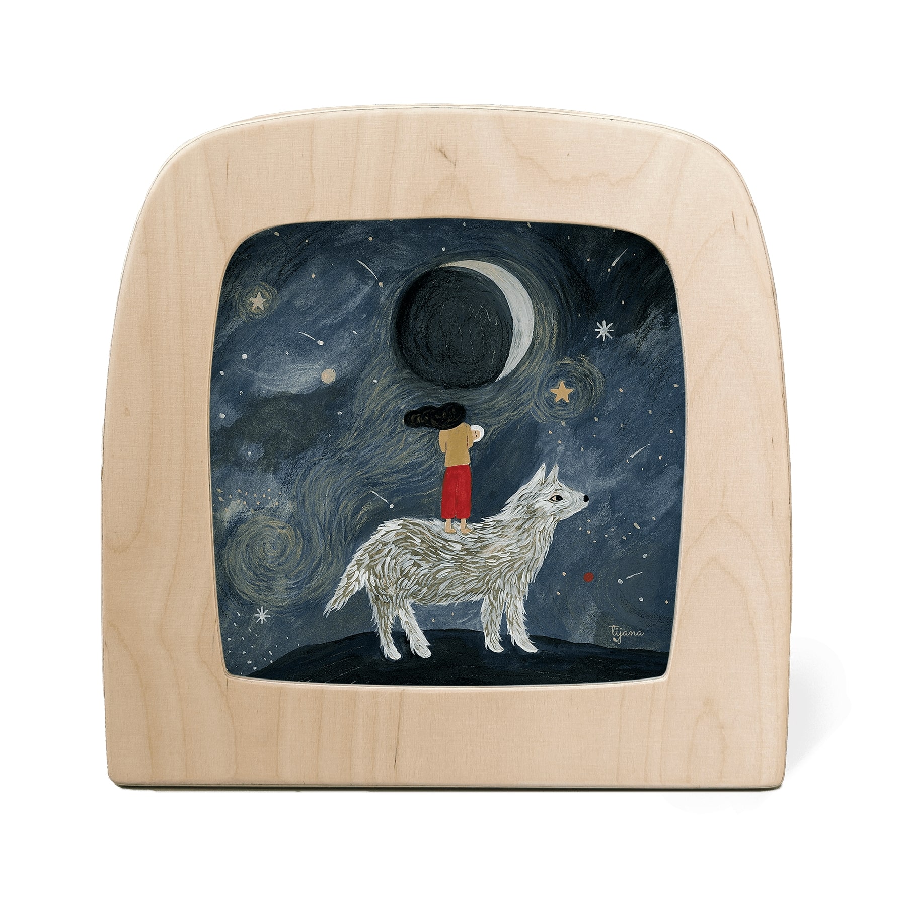 Motiv für Toverlux Lampe - Tijana Draws - Wolfs­mutter