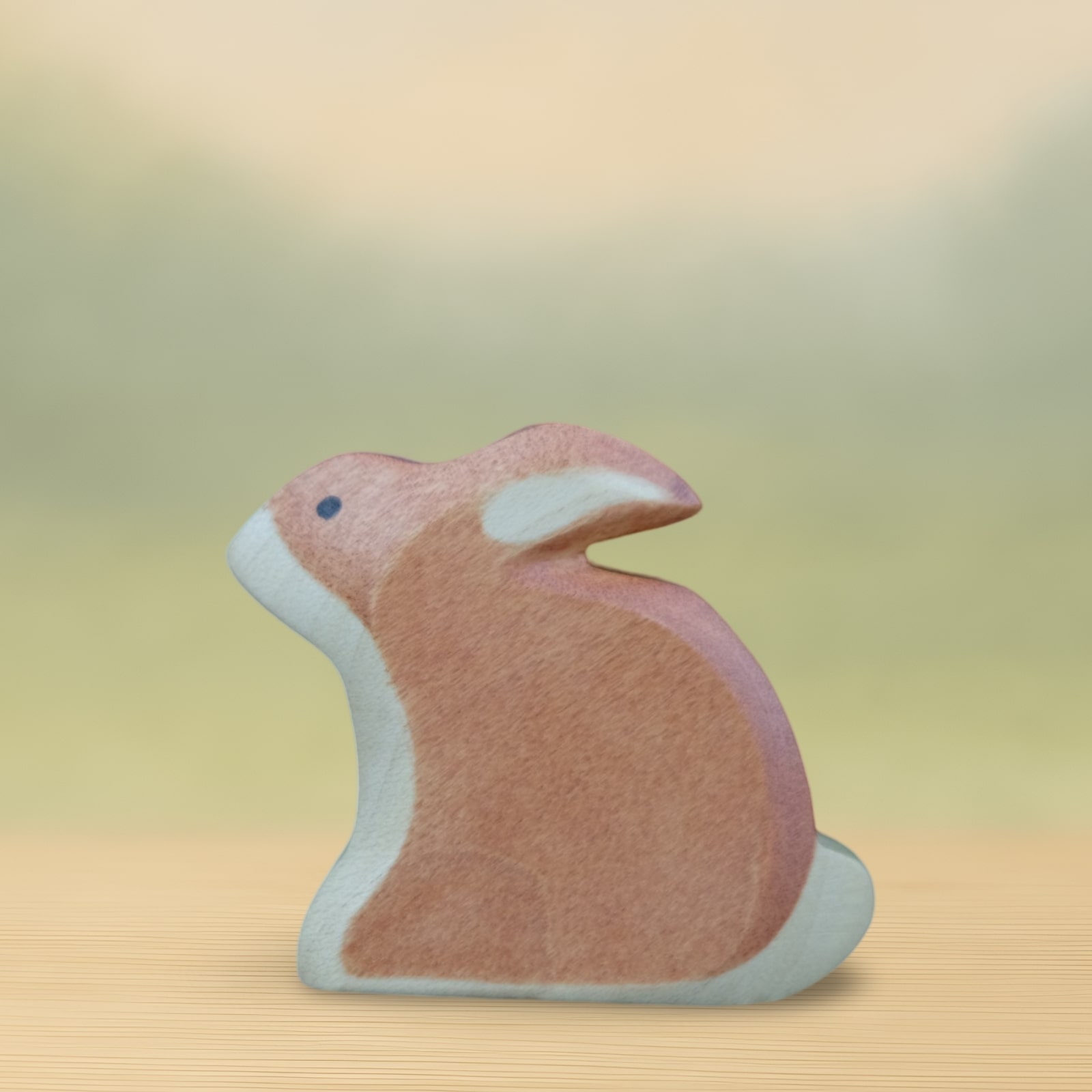 HolzWald Hase sitzend