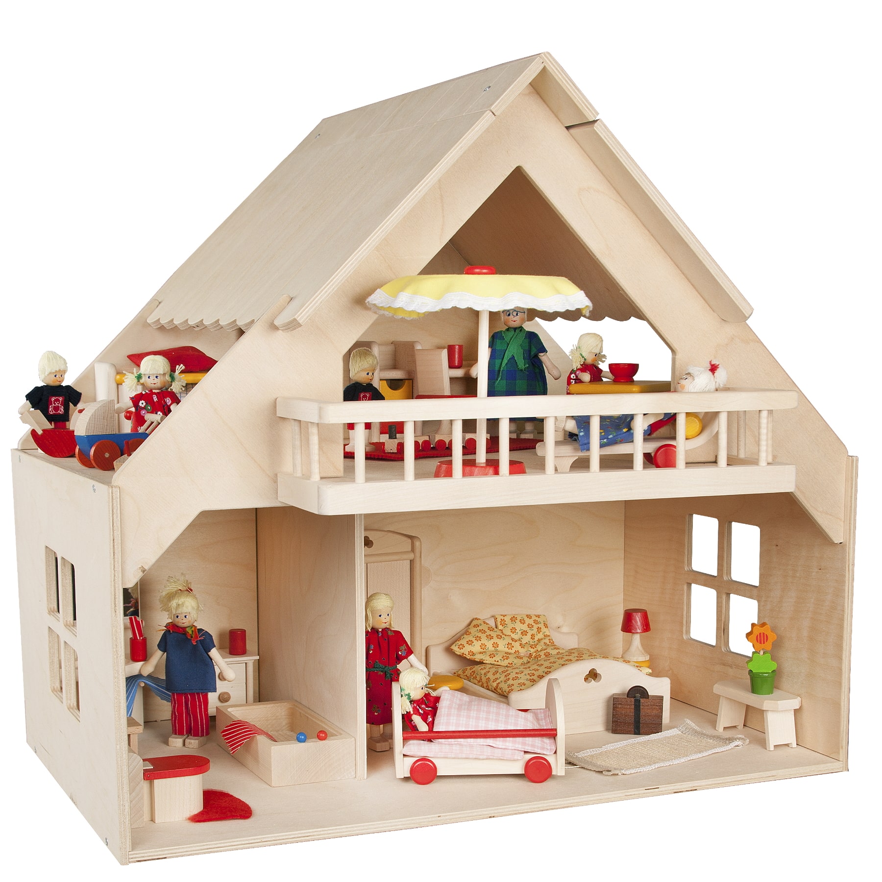 Haus mit Balkon