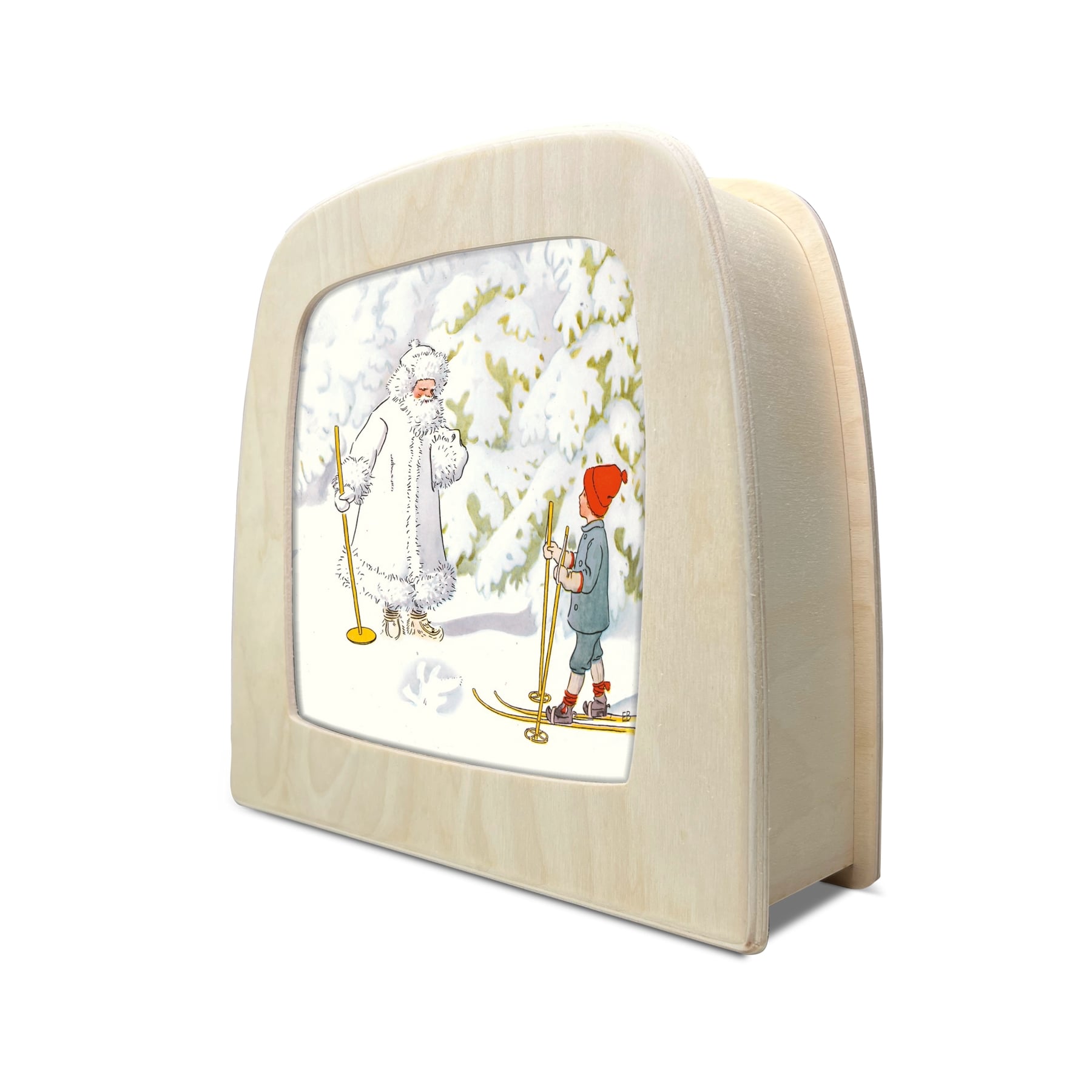 Motiv für Toverlux Lampe - Ollie's Skireise - Väterchen Frost