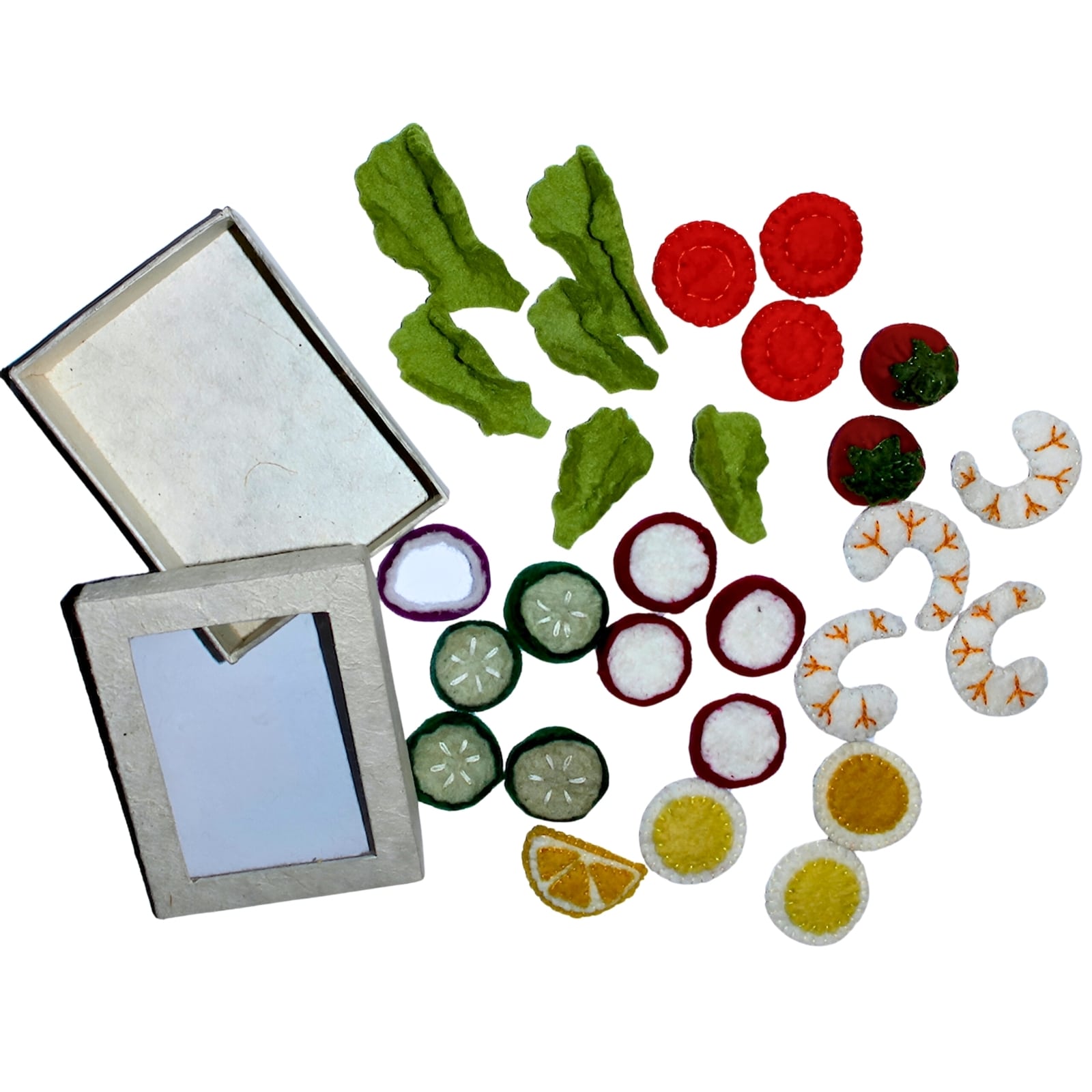 Filz Salat Set