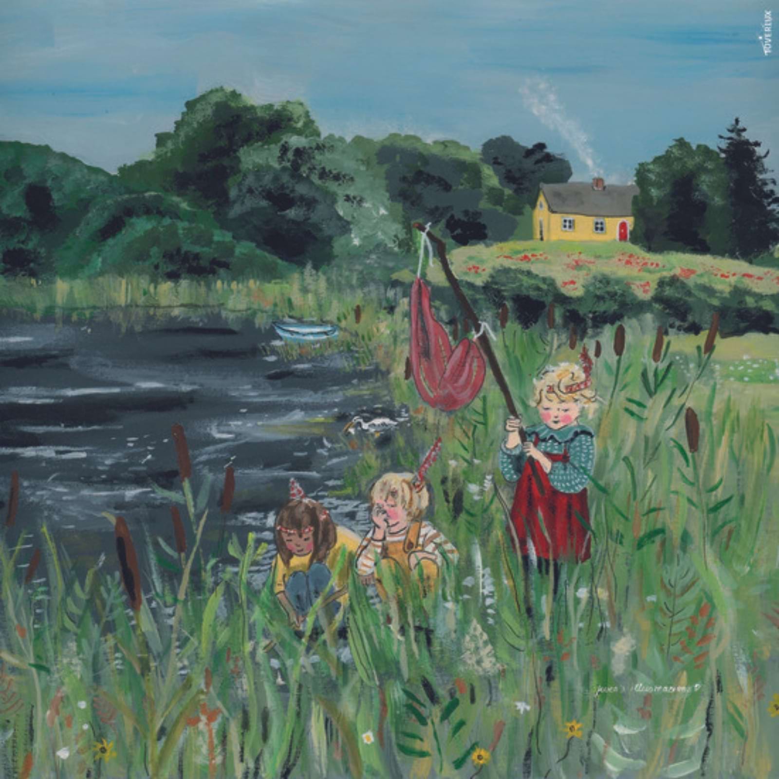 Motiv für Toverlux Lampe - Gwen's Illustration - Abenteuer am Wasser