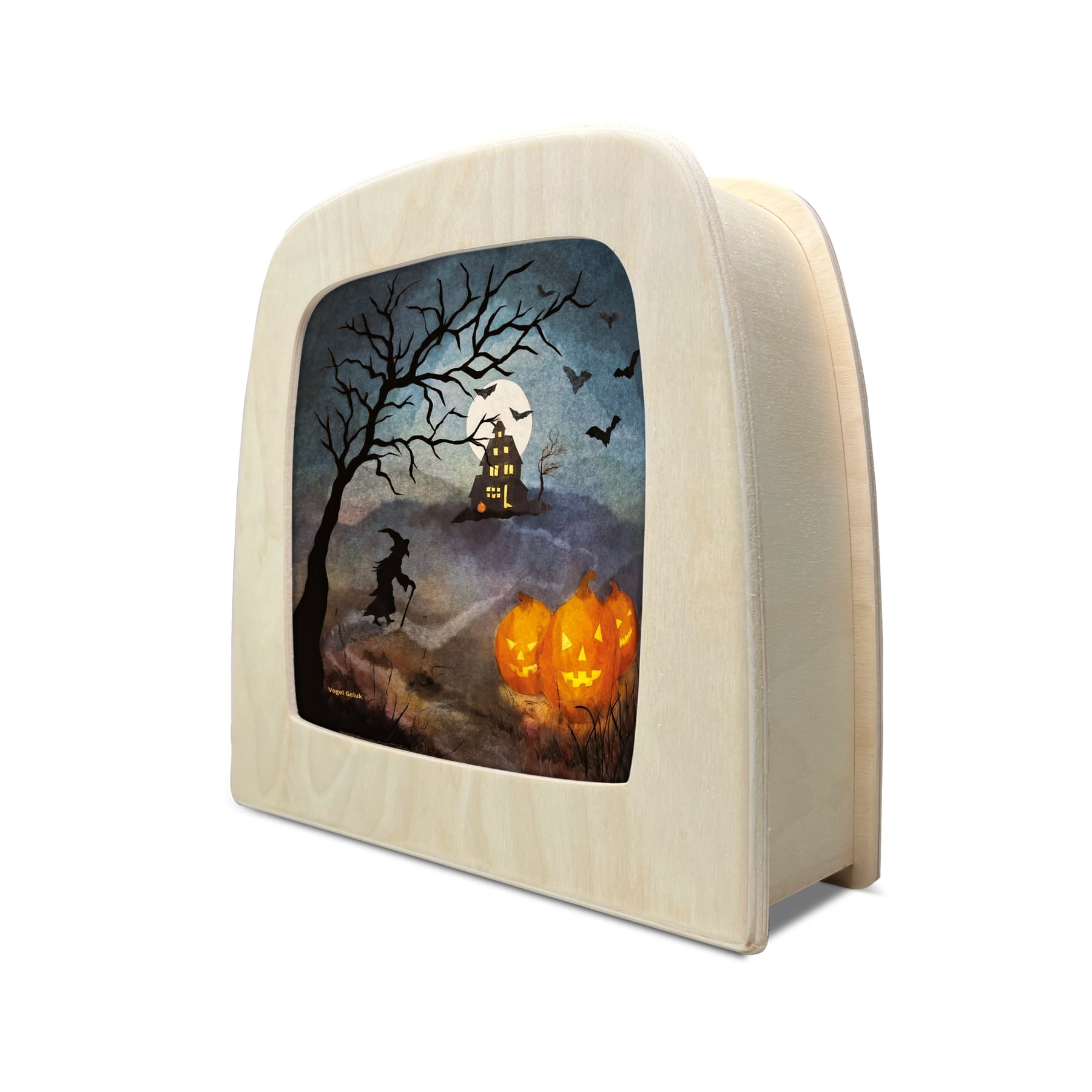 Kopie von Motiv für Toverlux Lampe - Vogel Geluk - Halloween #1