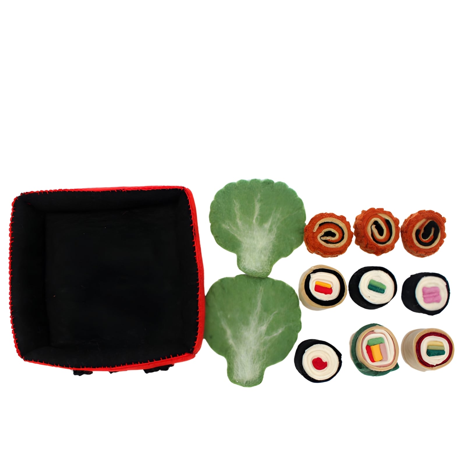 Filz Gemischte Sushi-Rollen, 12-teilig